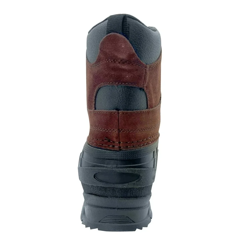 TOTES Men s Mammoth Waterproof Winter Boots - Dark Brown, 8M